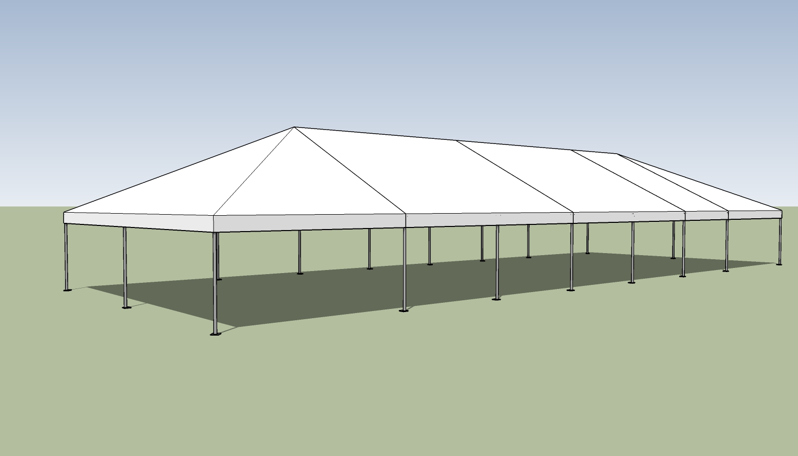 30x80 party tent